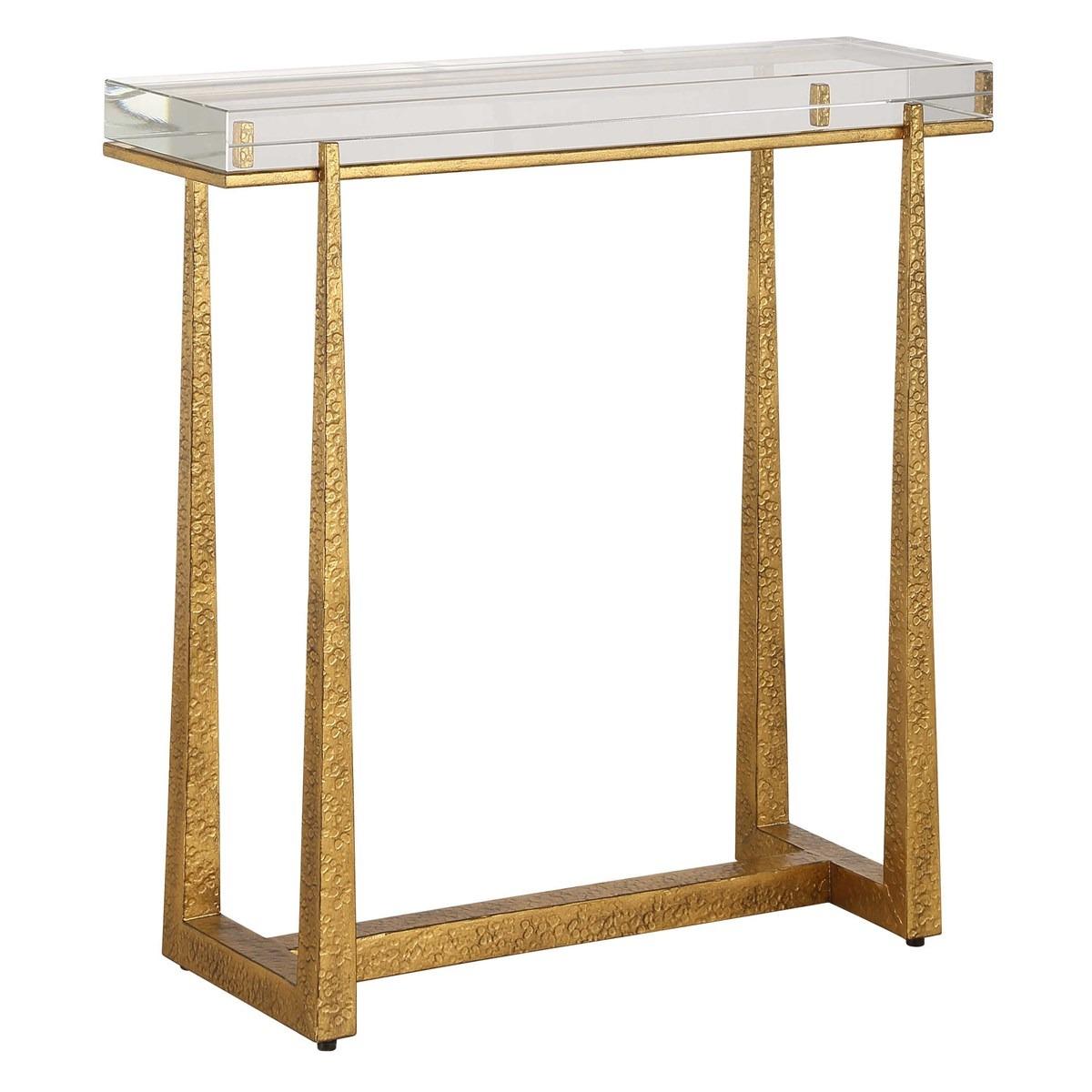 Midas Thick Crystal Accent Table by Uttermost