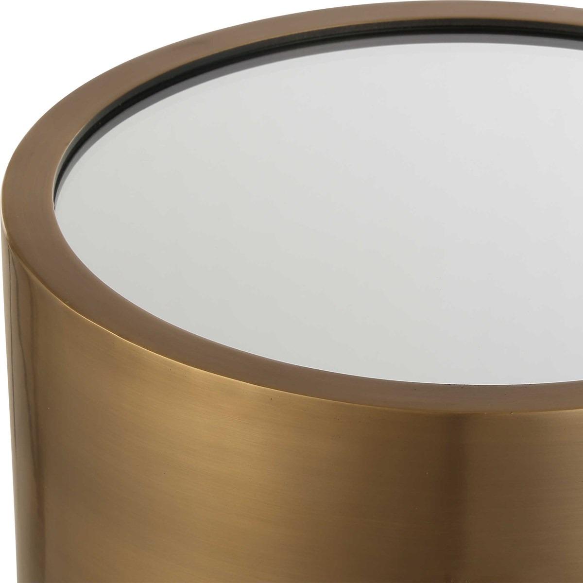 Achilles Brass Drink Table by Uttermost