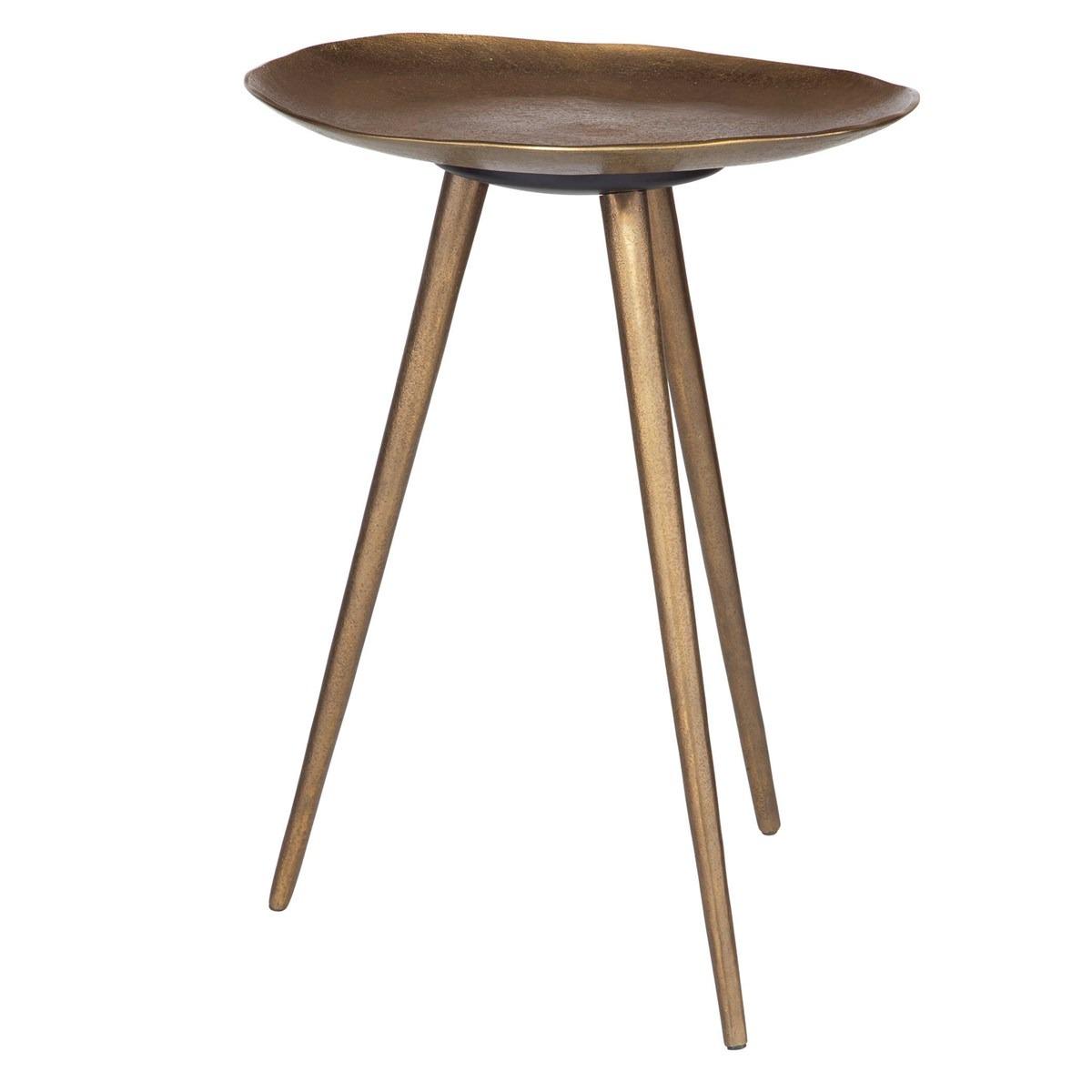 Lily Pad Antique Brass Accent Table by Uttermost