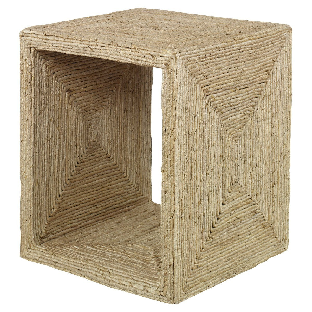 Rora Coastal Woven Side Table by Uttermost