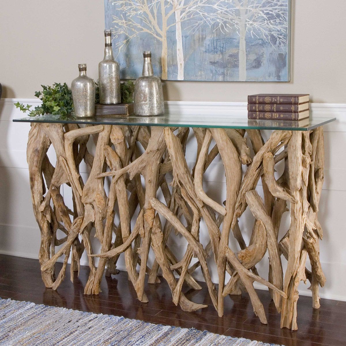 Teak Wood Console by Uttermost