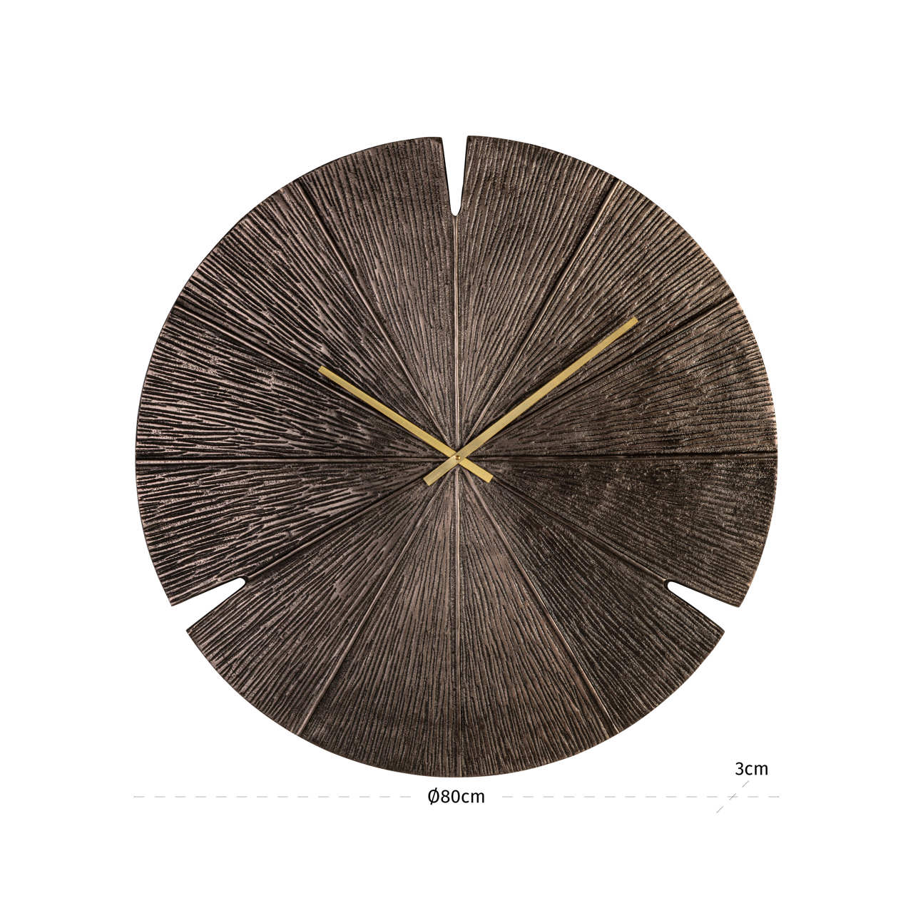 Blaise Bronze Wall Clock by Richmond Interiors