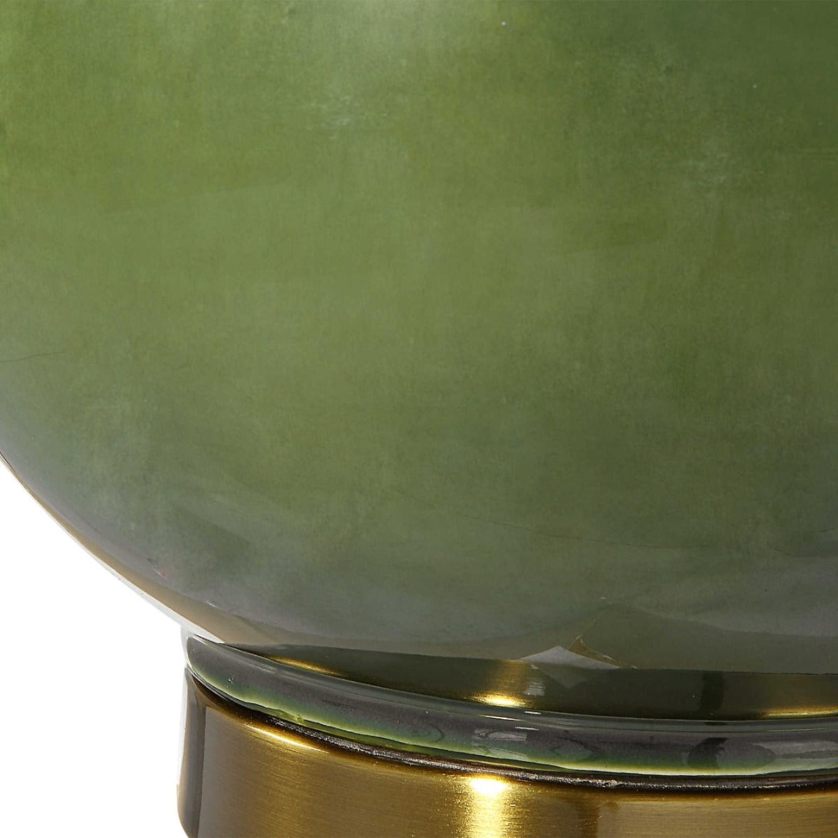 Gourd Table Lamp in Green by Uttermost