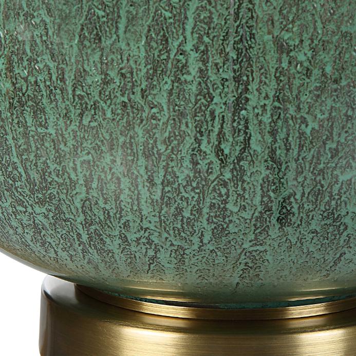 Nataly Aged Green Table Lamp by Uttermost