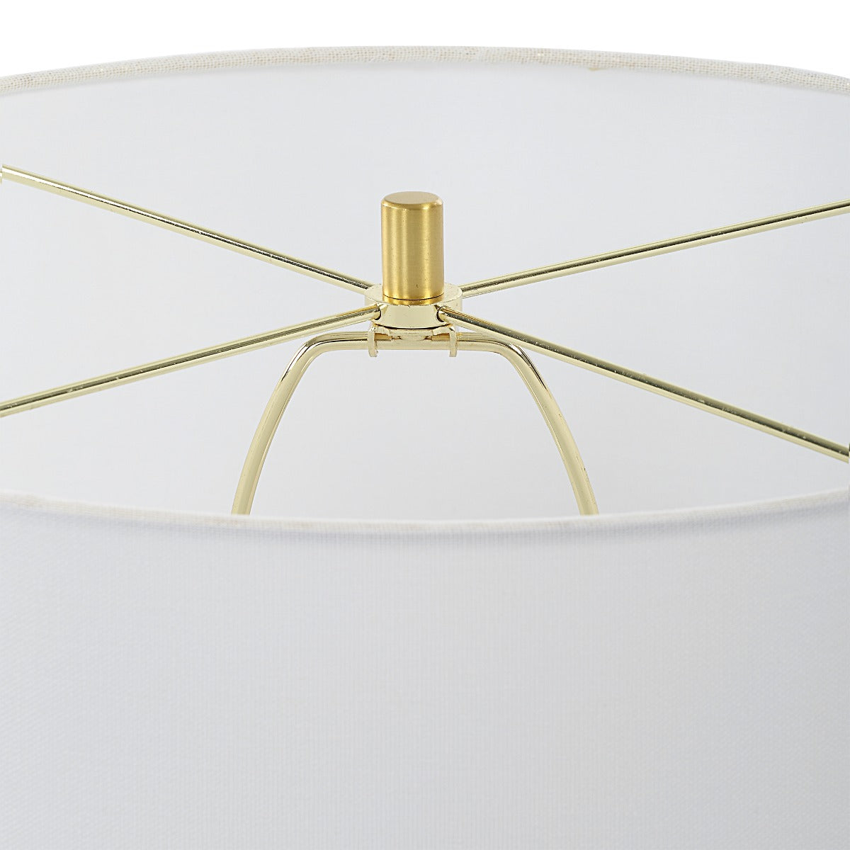 Emerie Textured White Table Lamp by Uttermost