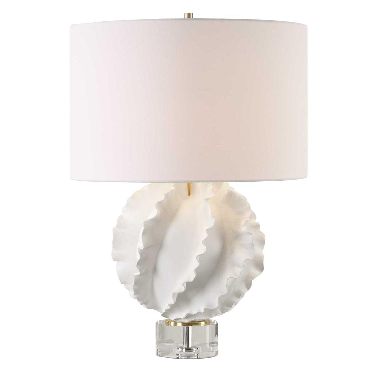 Saylor White Table Lamp by Uttermost