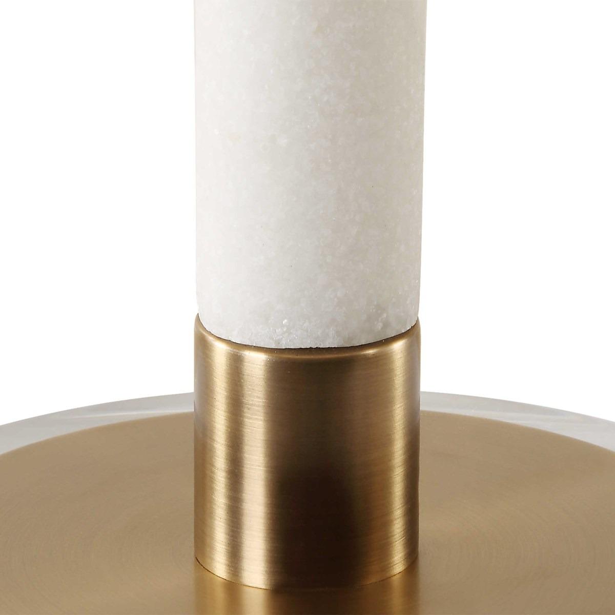 Colette White Stone Table Lamp by Uttermost