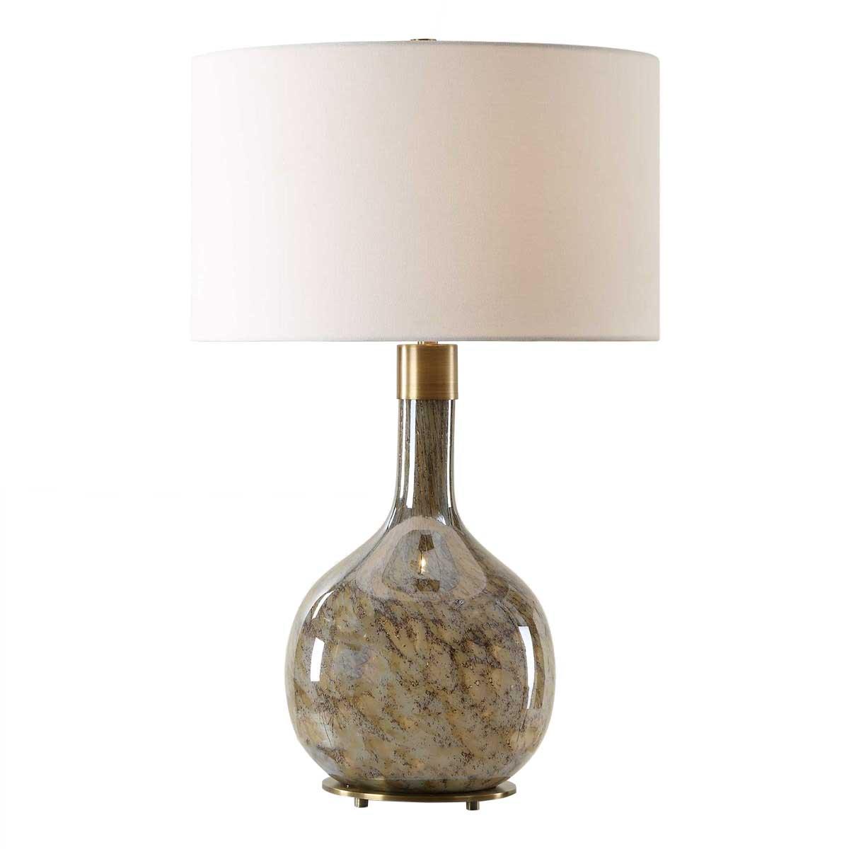 Rhine Brown Glass Table Lamp by Uttermost