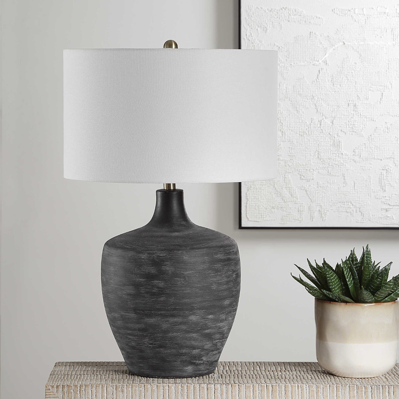 Graphite Table Lamp by Uttermost