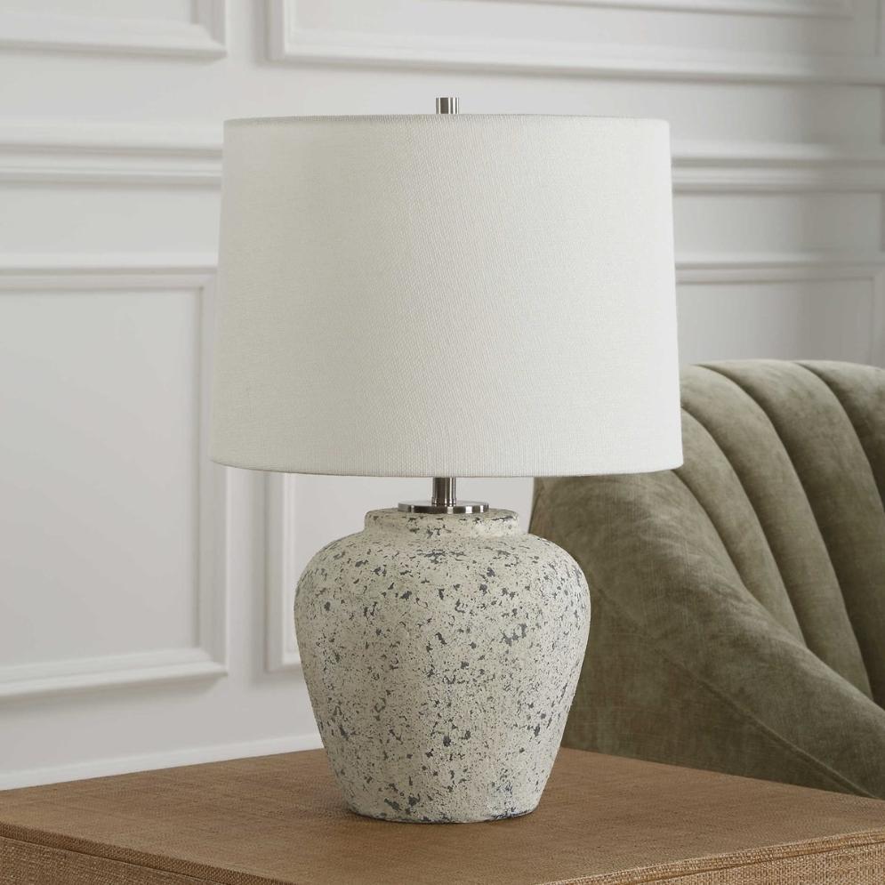 Rupture Aged Ivory Table Lamp by Uttermost