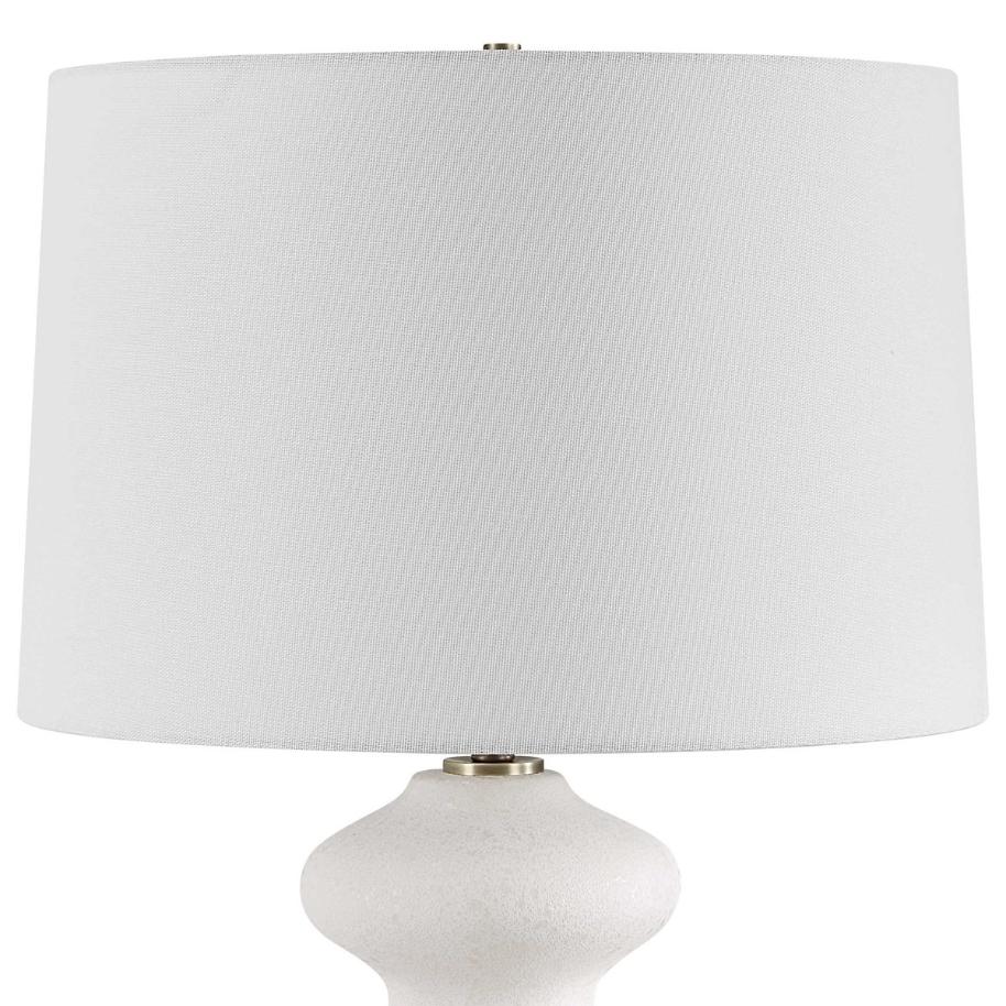 Liora White Table Lamp by Uttermost