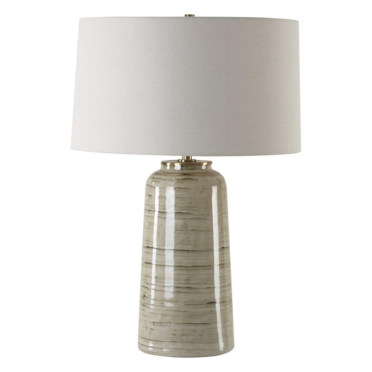Strata Tan Glaze Table Lamp by Uttermost