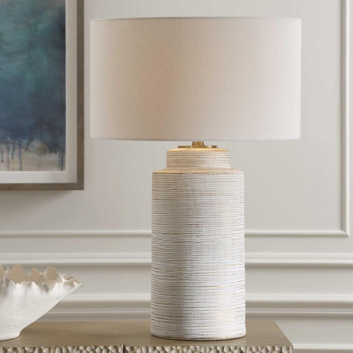 Crimp Ribbed Table Lamp by Uttermost