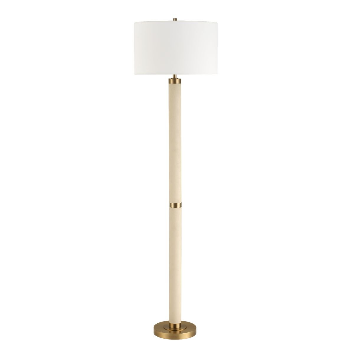 Wessex White Floor Lamp by Uttermost