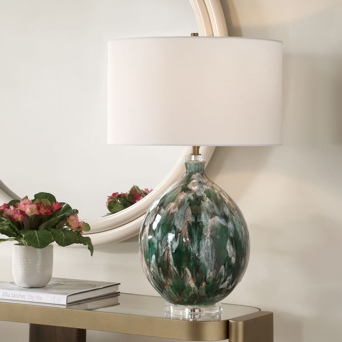 Mihaela Drip Glaze Table Lamp by Uttermost
