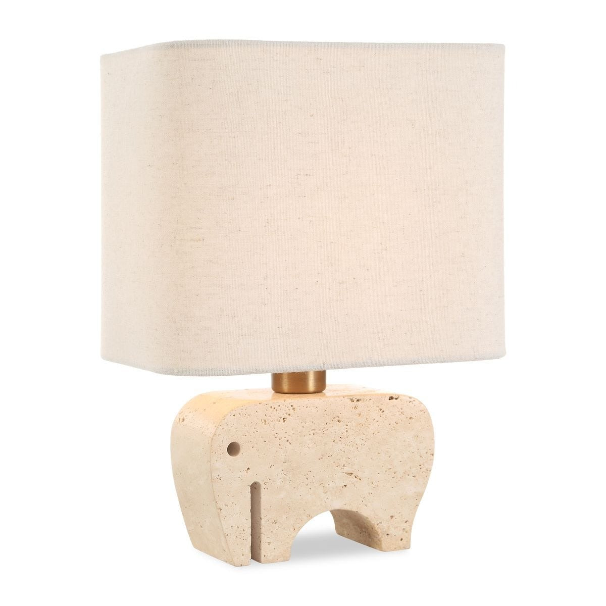 Tusk Travertine Accent Lamp by Uttermost