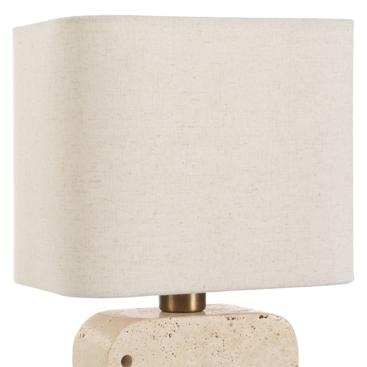 Tusk Travertine Accent Lamp by Uttermost