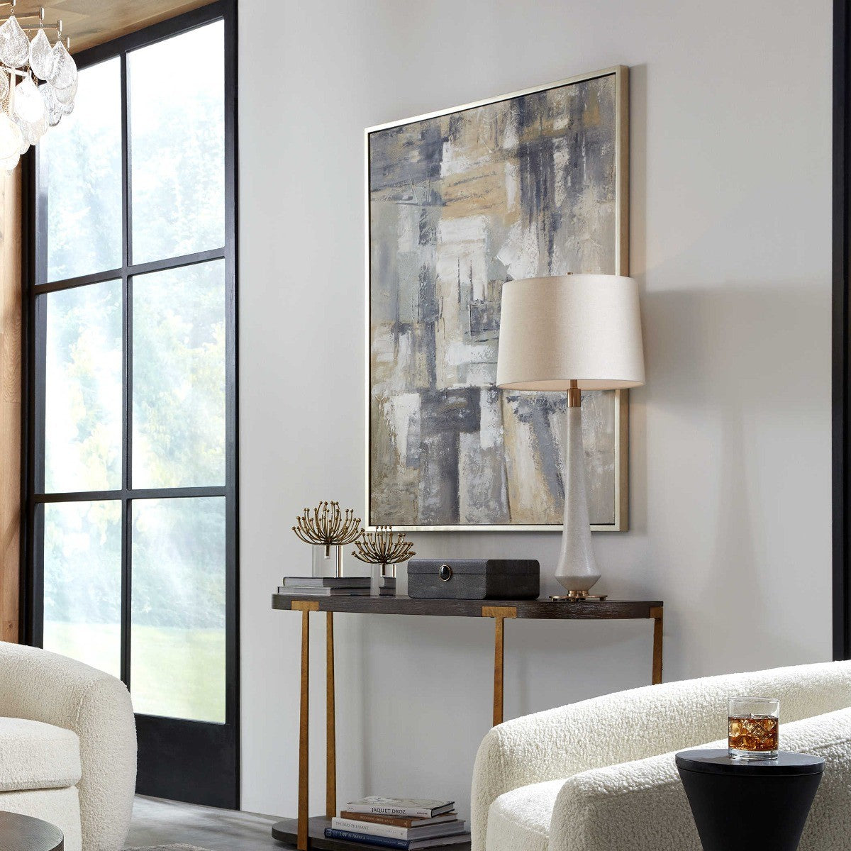 Intuition Hand Painted Abstract Canvas by Uttermost