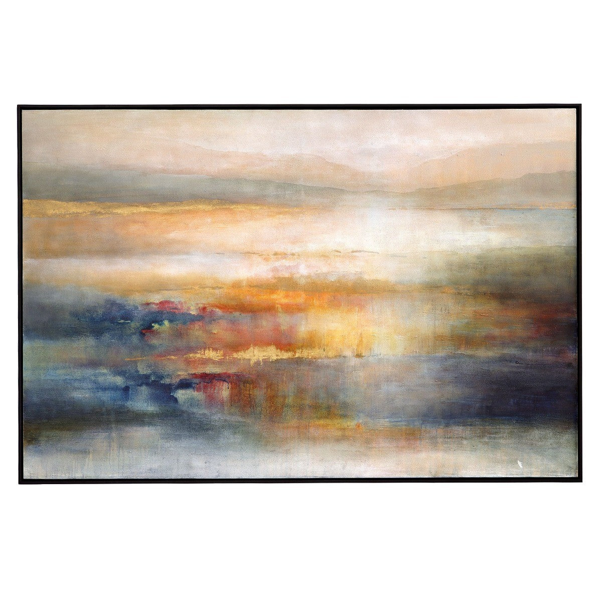 Seafaring Dusk Hand Painted Abstract Art by Uttermost