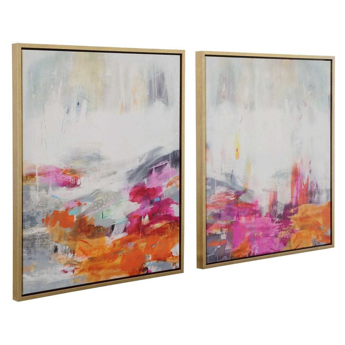 Color Theory Framed Abstract Art - Set of 2 by Uttermost