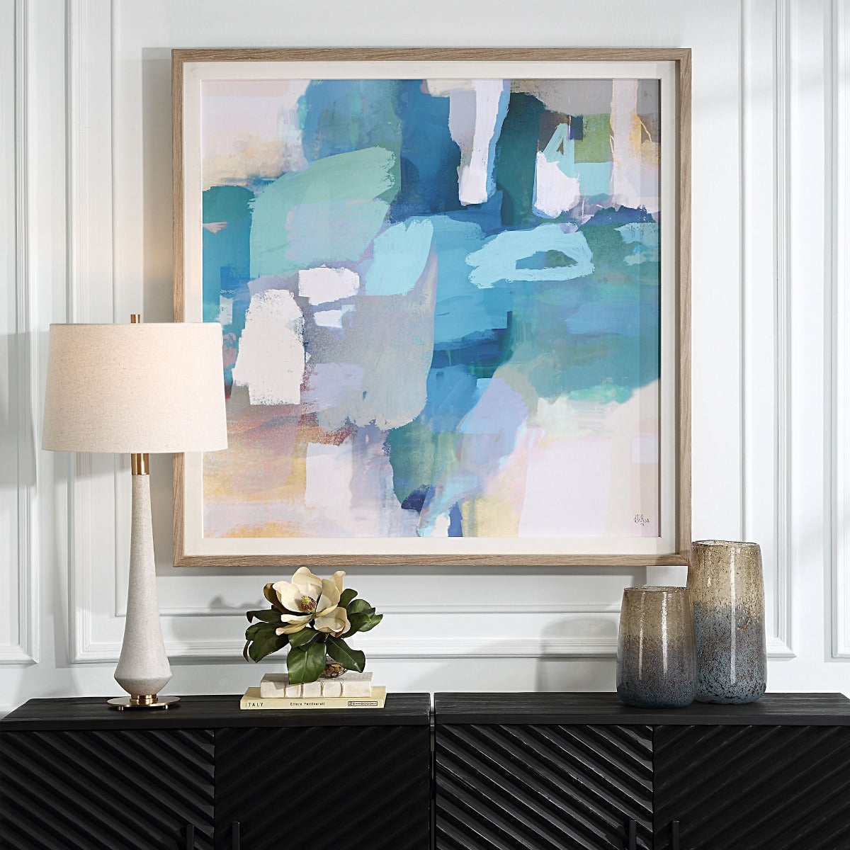 Continue On Abstract Framed Print by Uttermost