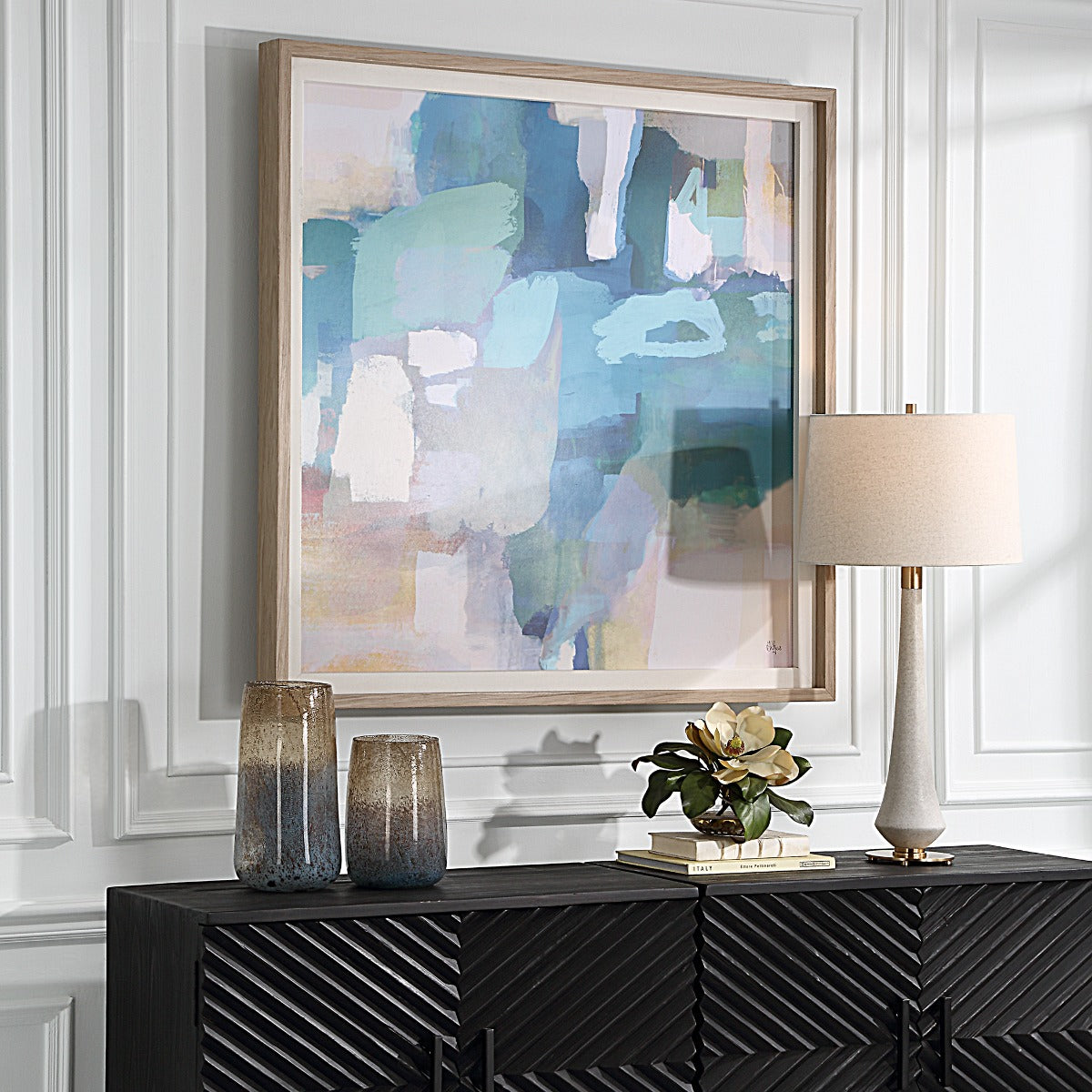 Continue On Abstract Framed Print by Uttermost