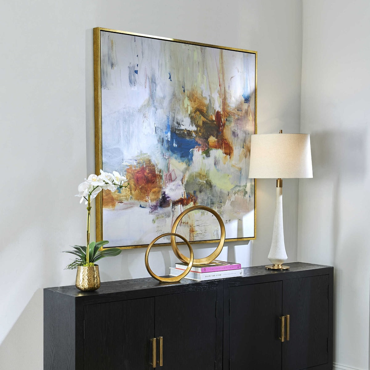 In The Beginning Framed Canvas by Uttermost