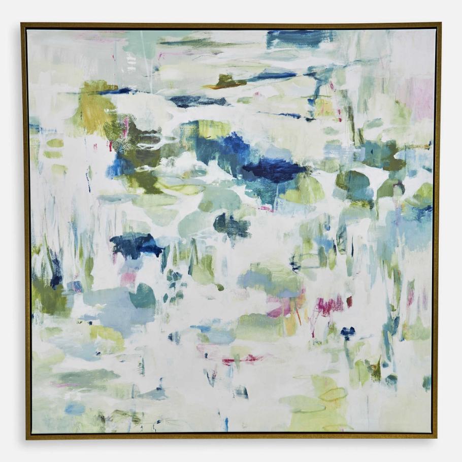 Abstract Reflections Framed Canvas by Uttermost