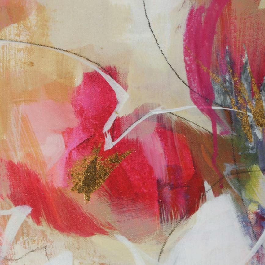 Fresh Start Red Abstract Prints - Set of 6 by Uttermost
