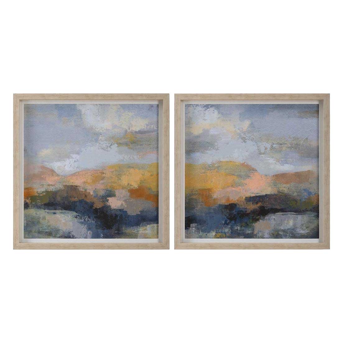 Dusk Framed Prints - Set of 2 by Uttermost