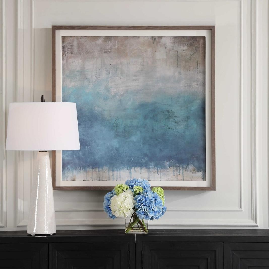 Serenity Paused Framed Abstract Print by Uttermost