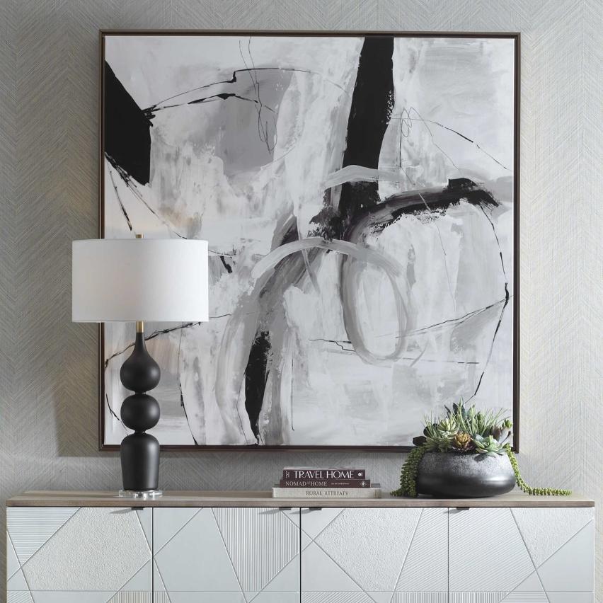 Looping Eternity Framed Abstract Art by Uttermost