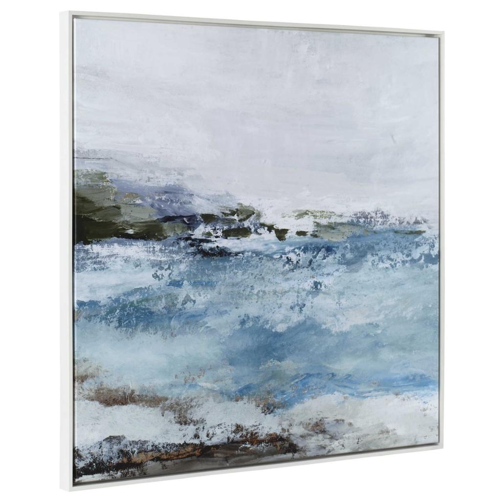 Blue Essence Coastal Framed Canvas by Uttermost