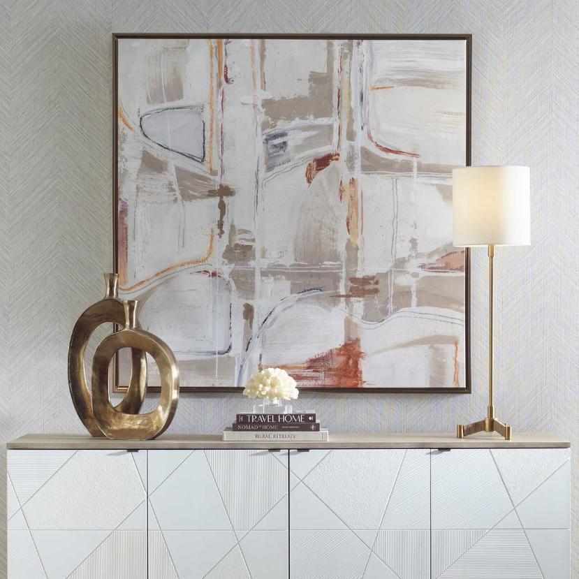 Neutral Nirvana Abstract Canvas Art by Uttermost