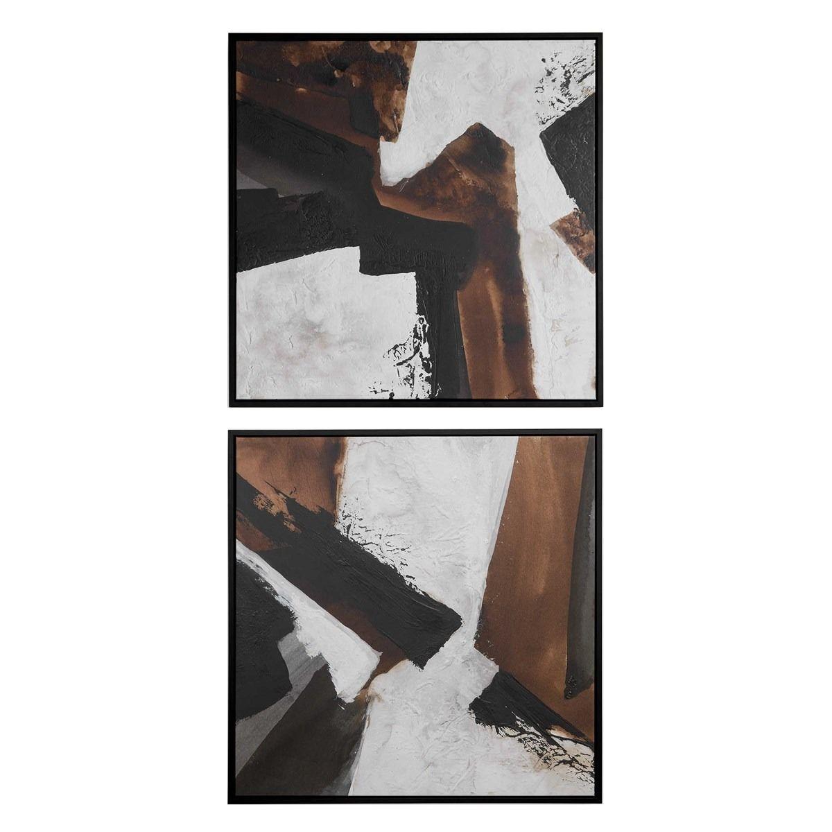 Tactile Inspiration Framed Abstract Art - Set of 2 by Uttermost