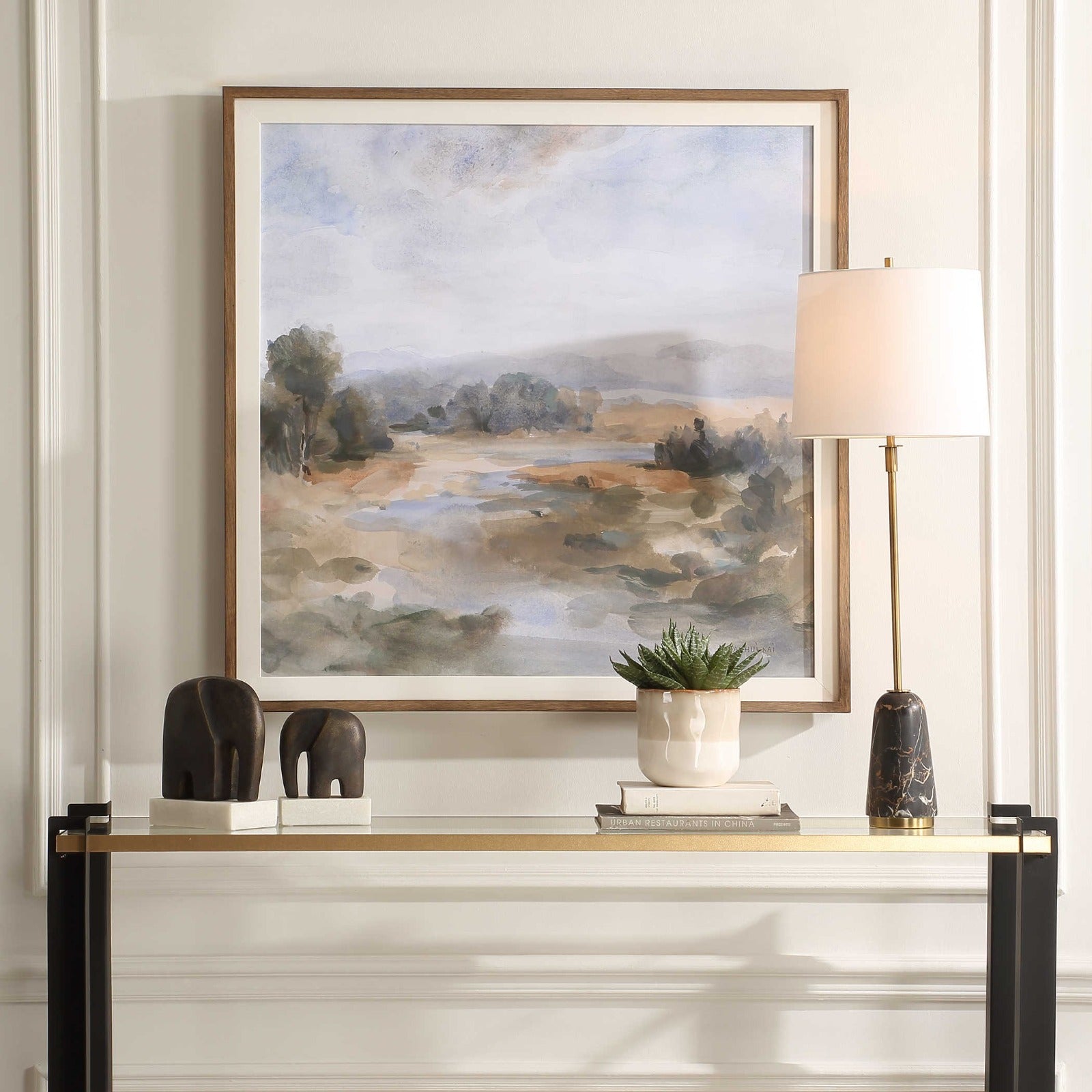 River Afternoon Framed Print by Uttermost