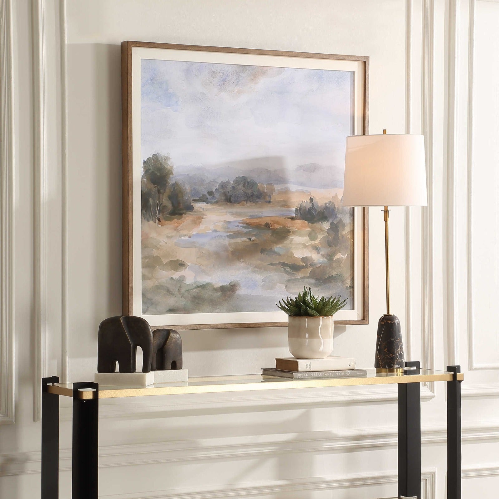 River Afternoon Framed Print by Uttermost