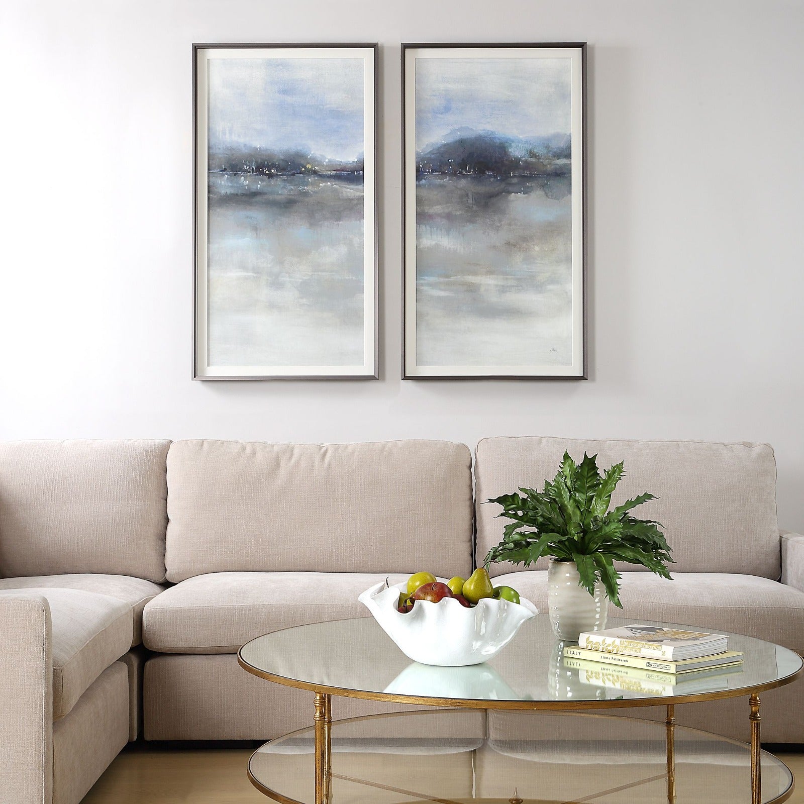 Thinking Of You Landscape Prints - Set of 2 by Uttermost