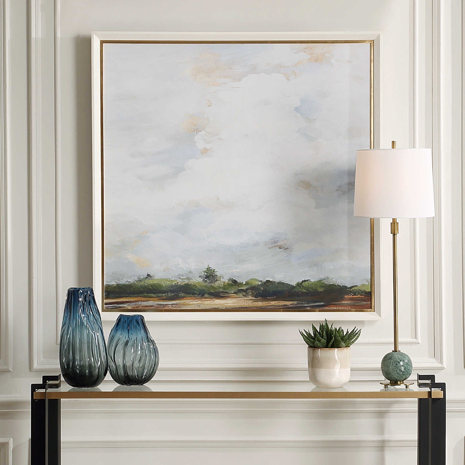 Whispering Cloudscapes Framed Print by Uttermost