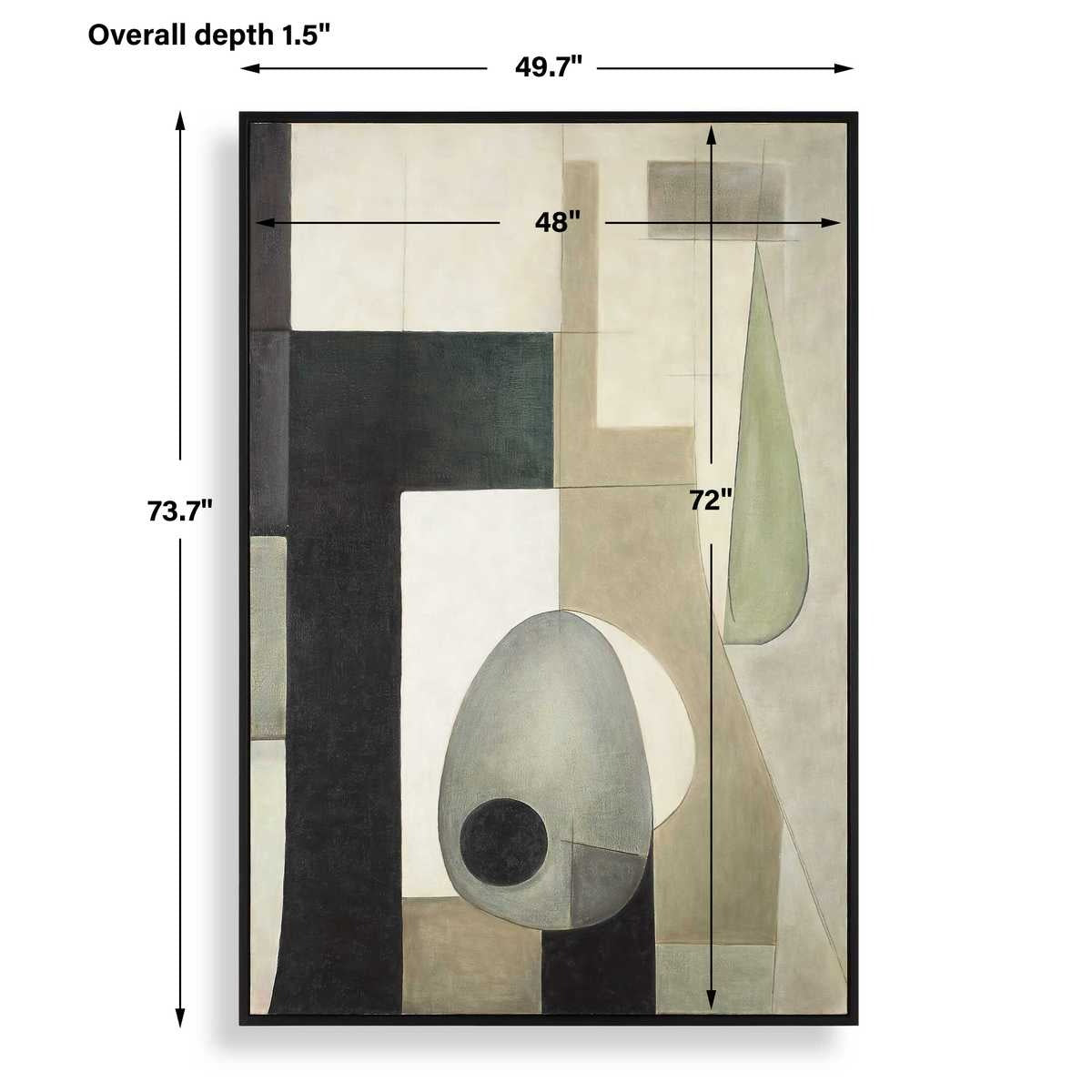 Fair Trade Geometric Abstract Art by Uttermost