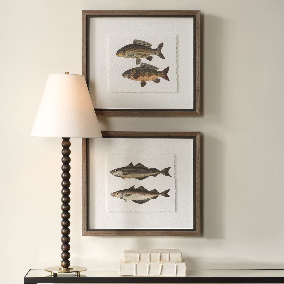 The Catch Framed Fish Prints Set of 2 by Uttermost