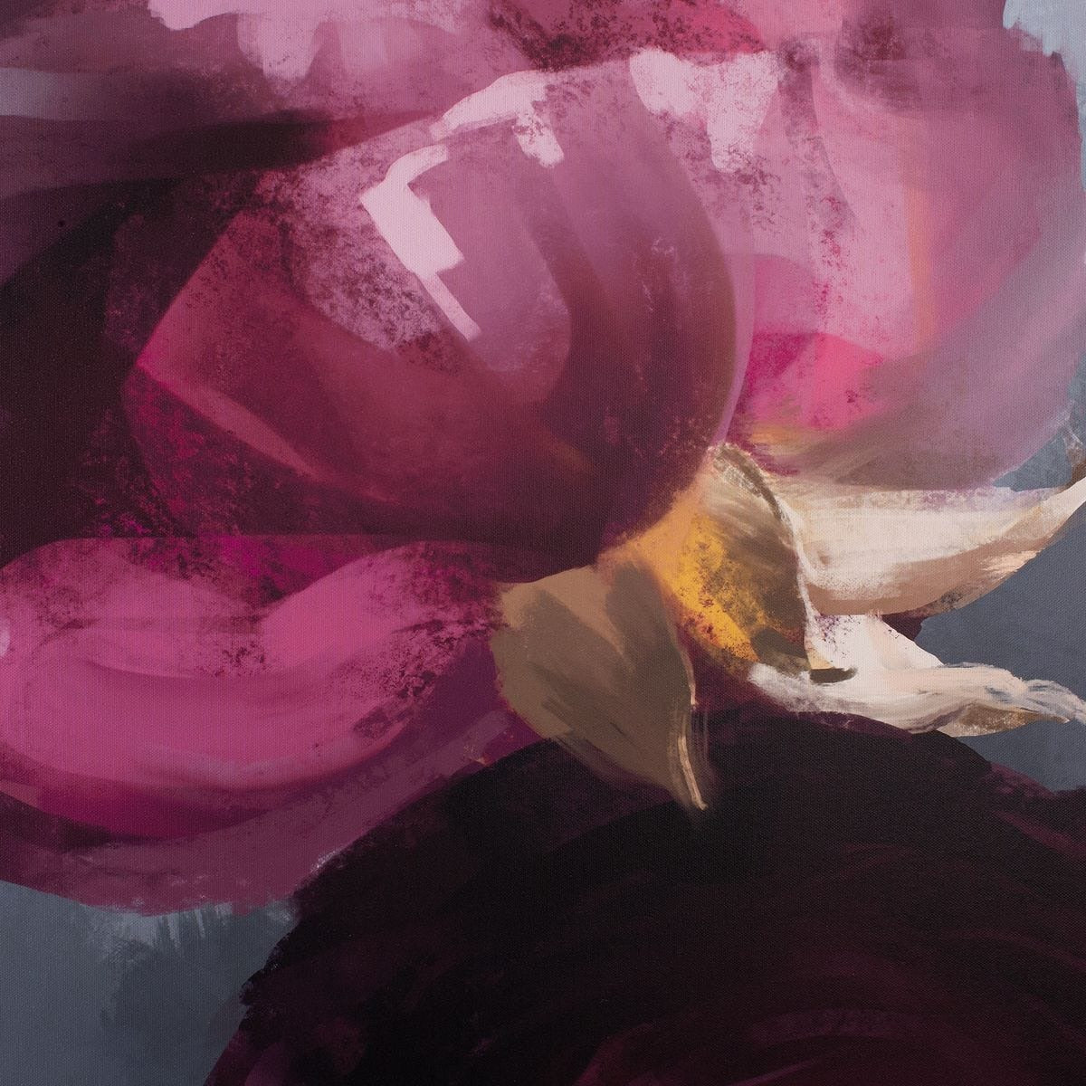 Plum Ranculus Framed Floral Art by Uttermost