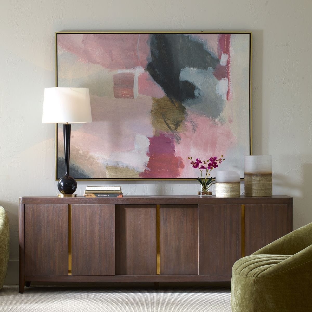 Process Abstract Framed Canvas by Uttermost