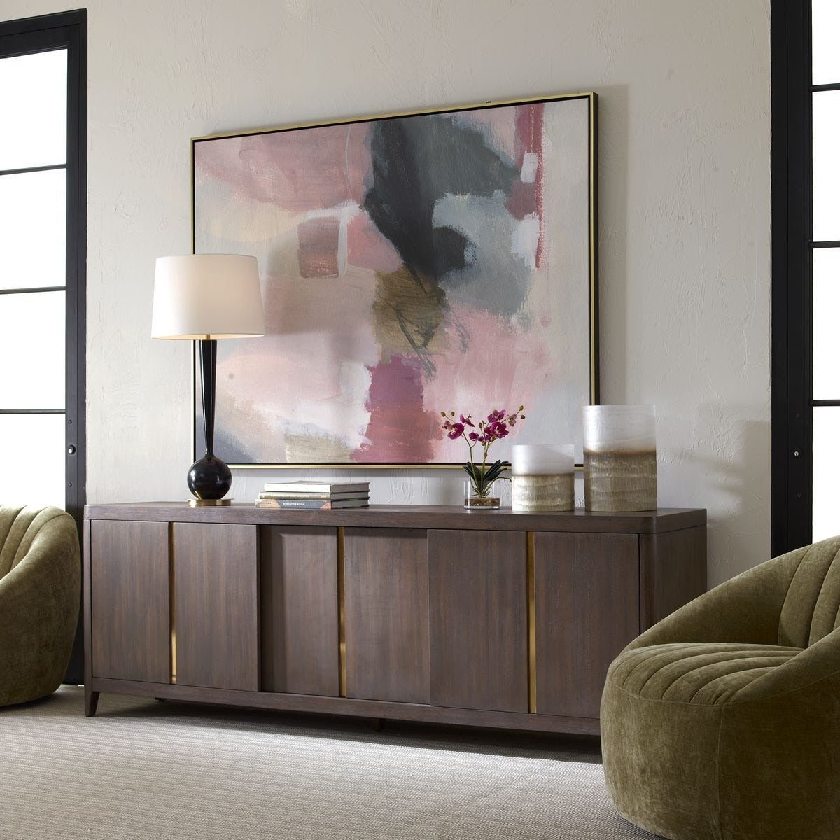 Process Abstract Framed Canvas by Uttermost
