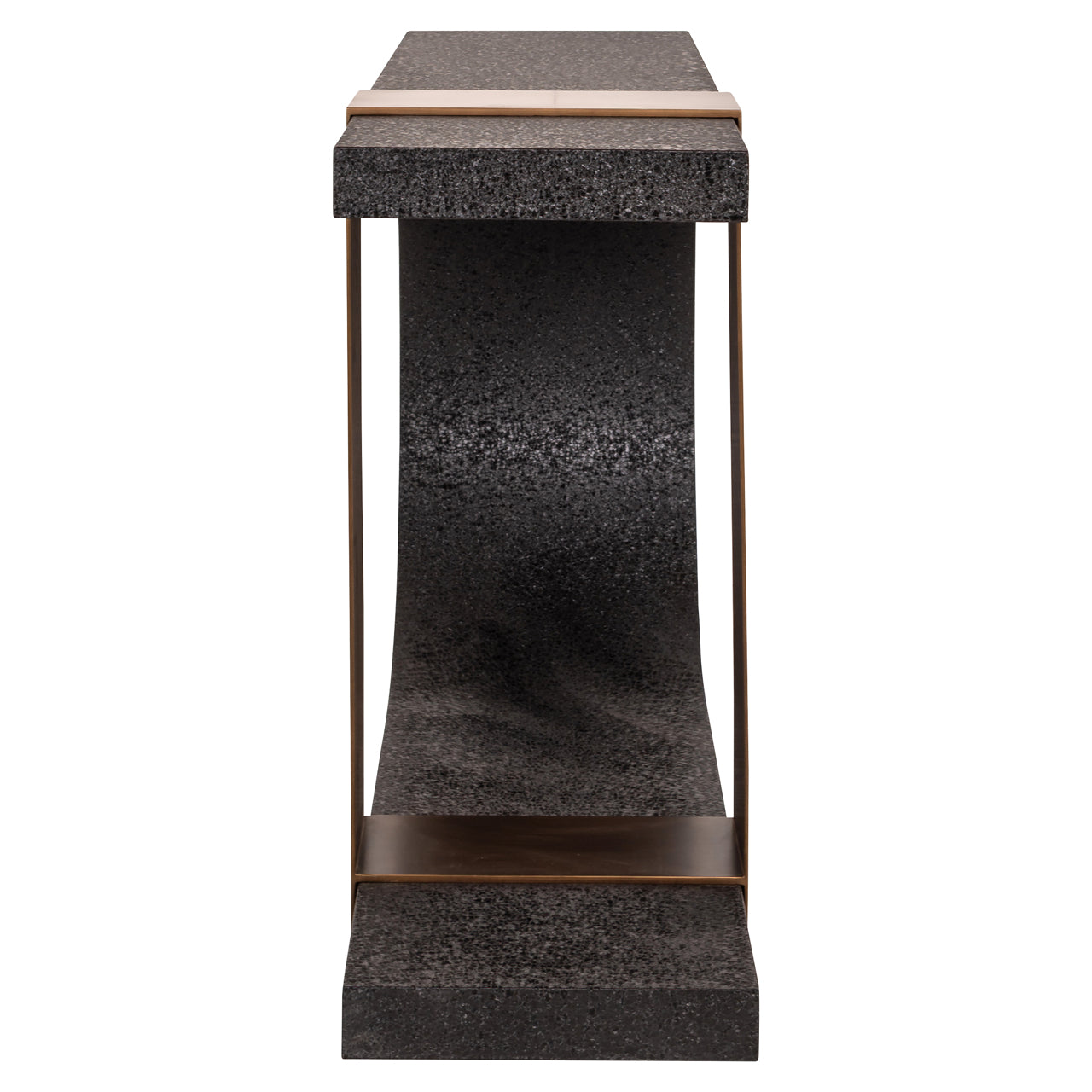 Alexander Jones Bazel Black & Gold Console Table by Richmond Interiors