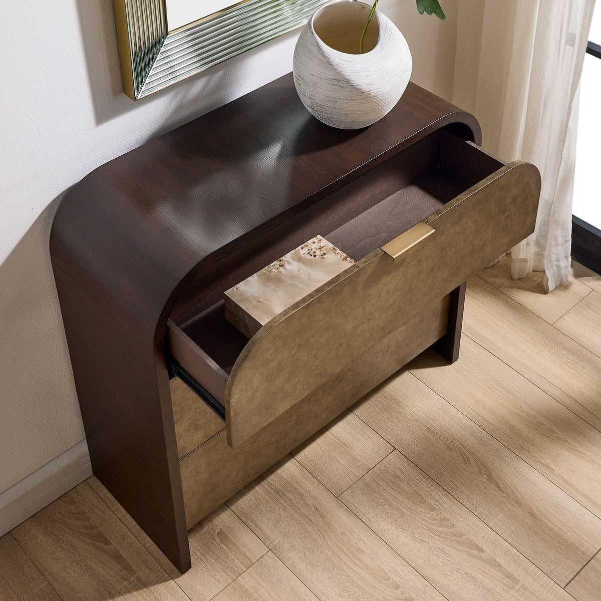 Byrams 3 Drawer Chest in Oak by Uttermost
