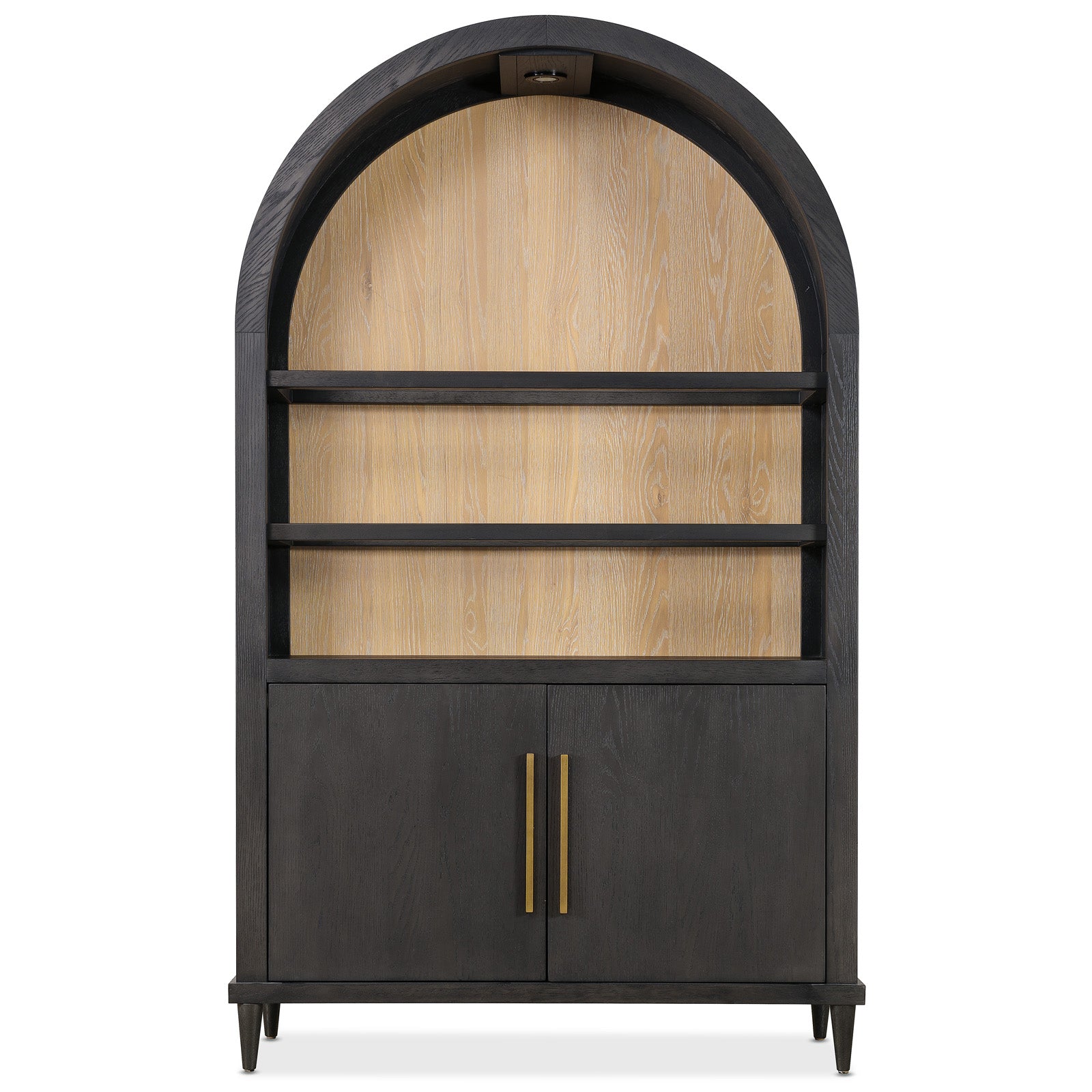 Timeless Curved Display Cabinet by Hooker