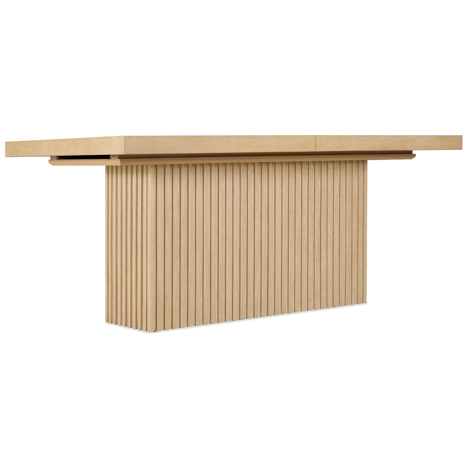 Academia Rectangle Extending Dining Table with Tambour Base by Hooker
