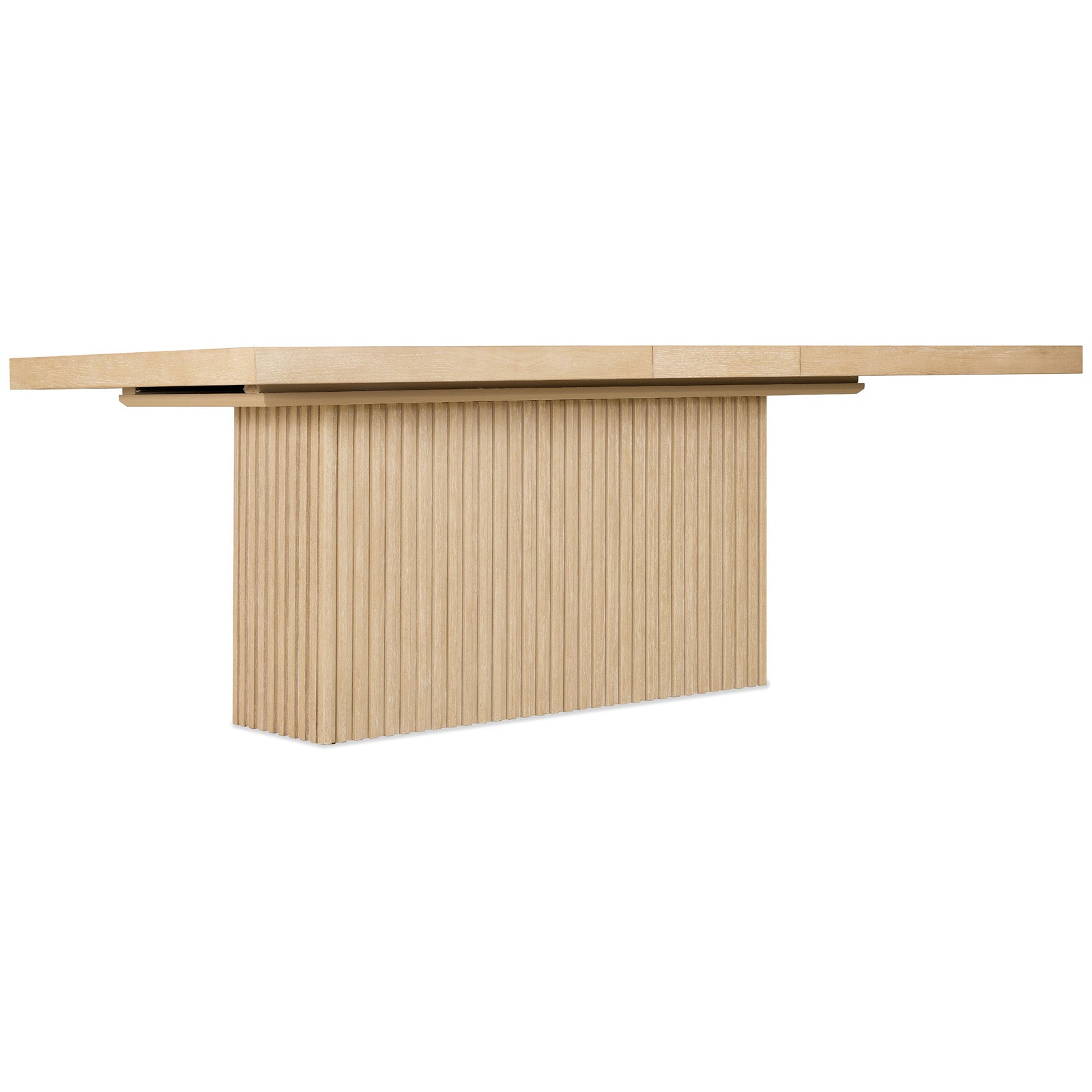 Academia Rectangle Extending Dining Table with Tambour Base by Hooker