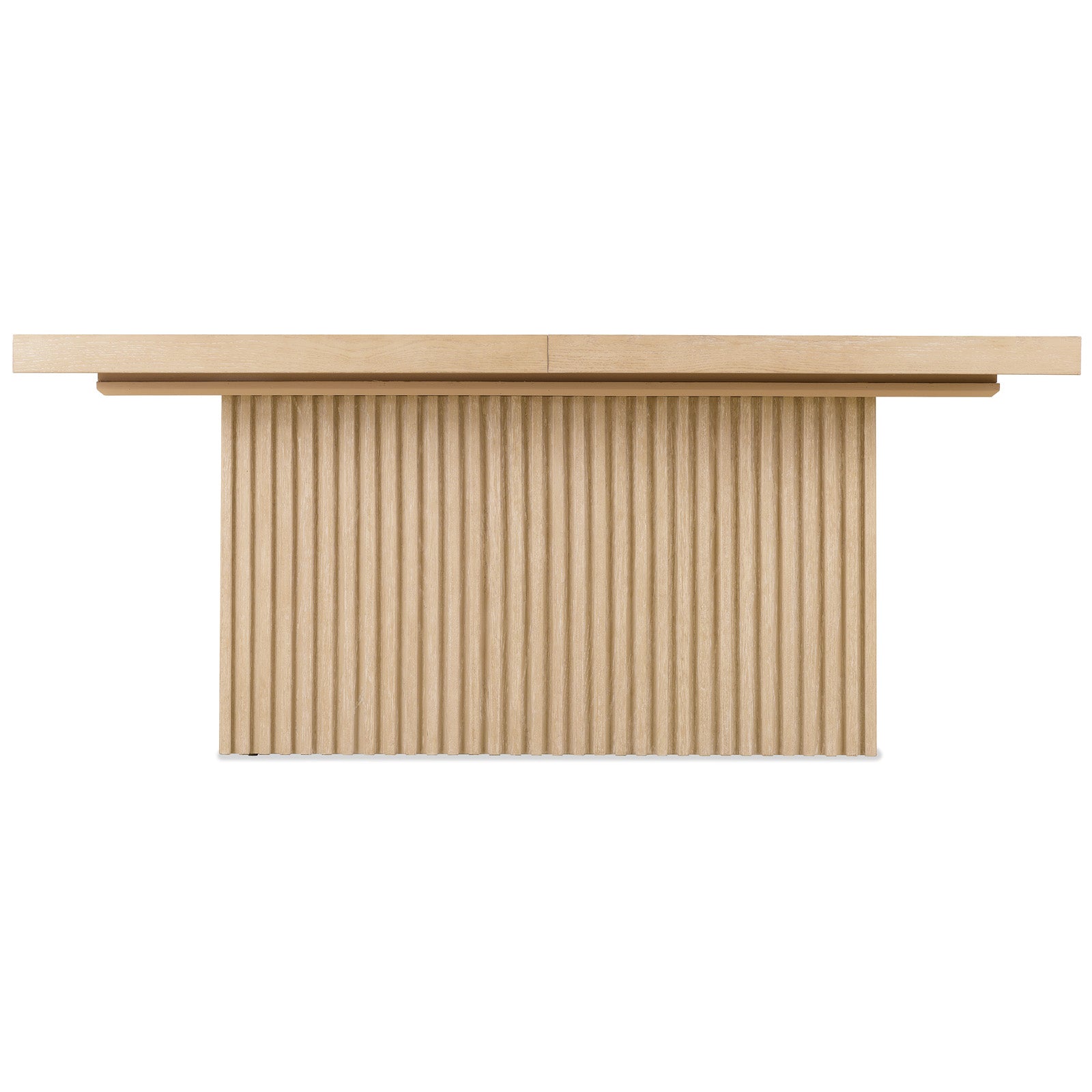 Academia Rectangle Extending Dining Table with Tambour Base by Hooker